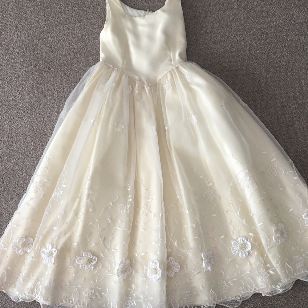 Flower girl, first communion, Easter dress